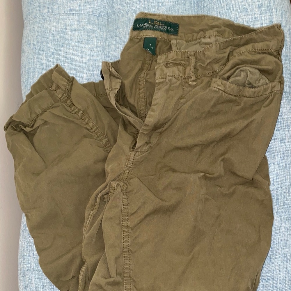 Vintage LRL Ralph Lauren Jeans Cargos Size 2
